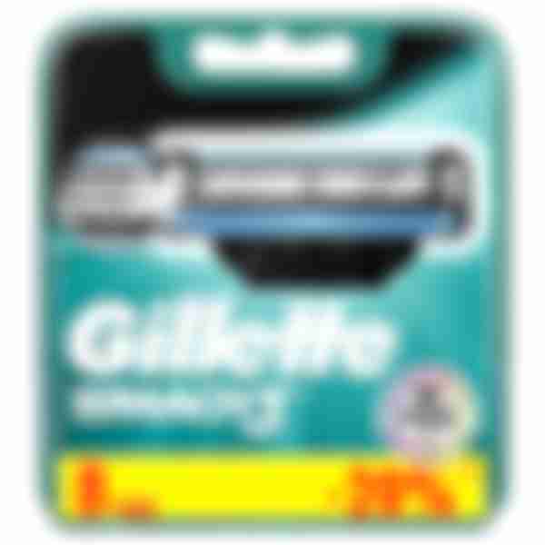 Сменные кассеты для бритвенного станка Gillette Mach3, 8шт
