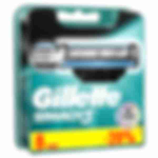 Сменные кассеты для бритвенного станка Gillette Mach3, 8шт