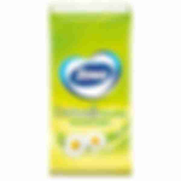 Носовые платочки Zewa Deluxe Ромашка, бумажные, трехслойные, 10шт