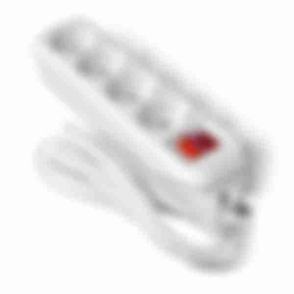 Удлинитель сетевой UNIVersal S-304, 4 гнезда, с заземлением, 5м