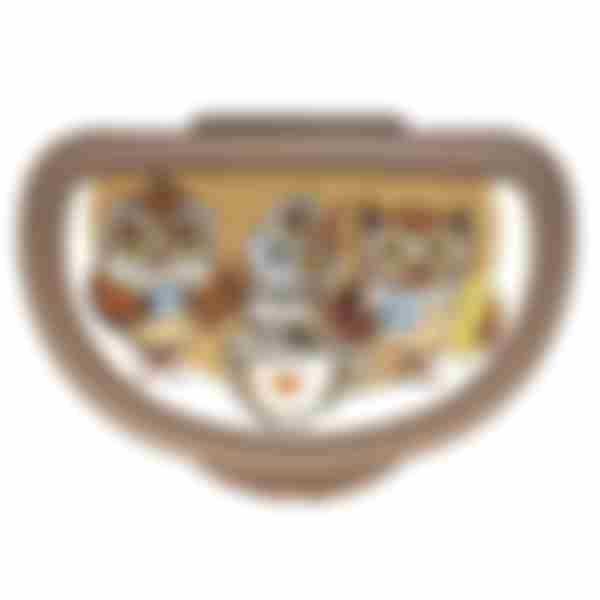 Бутербодница Idea Совы, 10.5x15x4см, коричневый