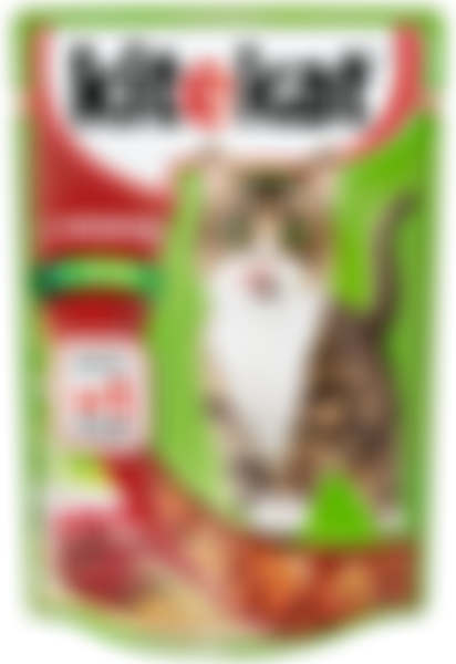 Kitekat влажный корм для кошек Говядина в желе 85г