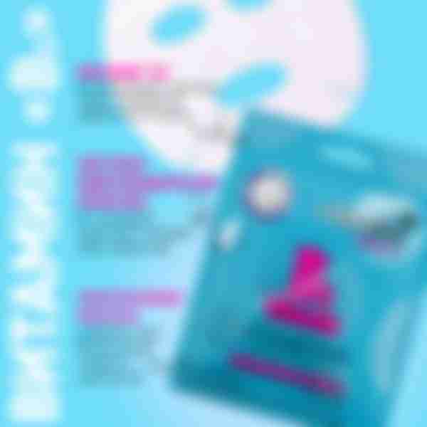 Маска тканевая для лица 7Days Vilenta Vitamins, с витаминами В3 и В12, против несовершенства кожи, 28 г