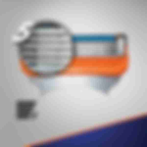 Gillette Сменные кассеты для бритвенного станка Fusion N6