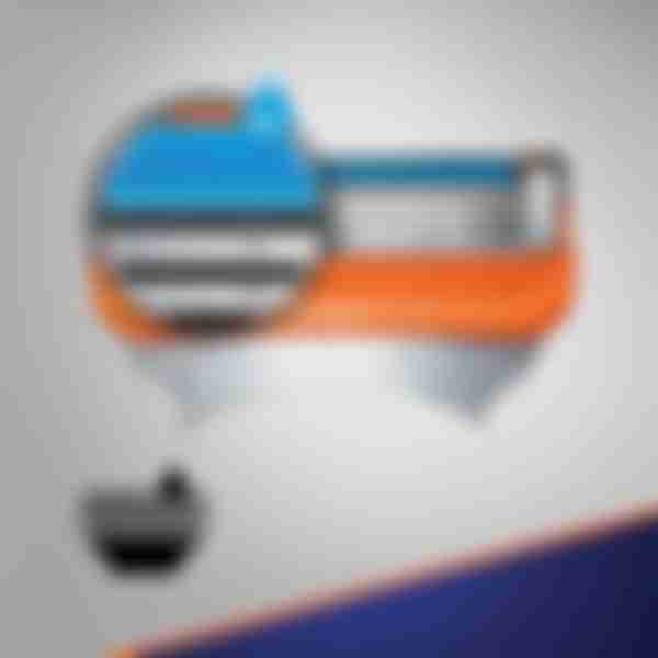 Gillette Сменные кассеты для бритвенного станка Fusion N6
