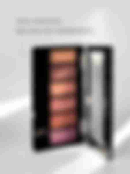 Тени для век Lavelle Eyeshadow Set, 6 цветов, тон: 03 бежево-сливовый, 11,7 г