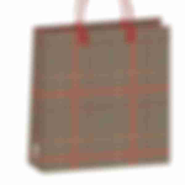 Сумка под подарок мягкий пластик 30*30*10см M LESIAN