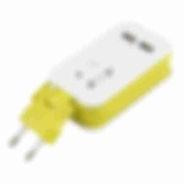 Удлинитель сетевой Uniel Travel S-CT1-1.5U 1гн 1.5м б/з 2USB*1.1A