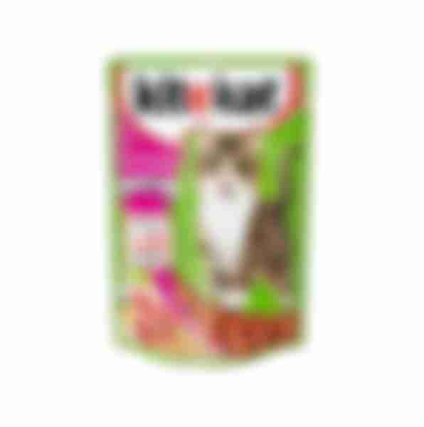 Kitekat влажный корм для кошек Ягнёнок в соусе 85г