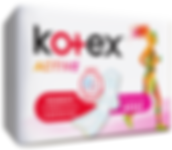 Прокладки гигиенические Kotex Active, 5.5 капель из 6, супер плюс, 7шт