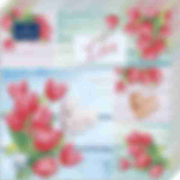 Бумажные салфетки Bouquet Коллаж, трехслойные, 20шт, 33х33см