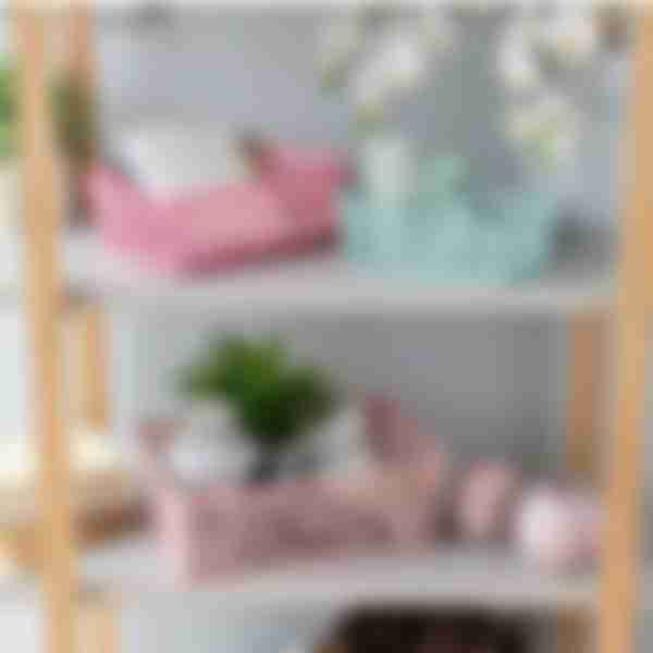 Корзина универсальная Econova Floral, размер: 250х150х75 мм, в ассортименте