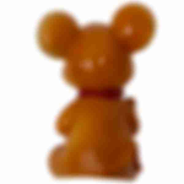 Фигурка Мышонок беж. с сердцем 10см 944