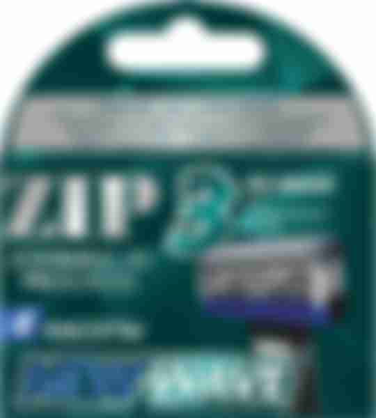 Кассеты сменные для бритвенного станка ZIP NewWave 3, 4шт