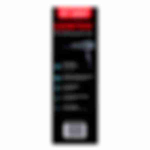 Фен Centek Professional, 2200 Вт, 5 режимов, цвет: черно-синий