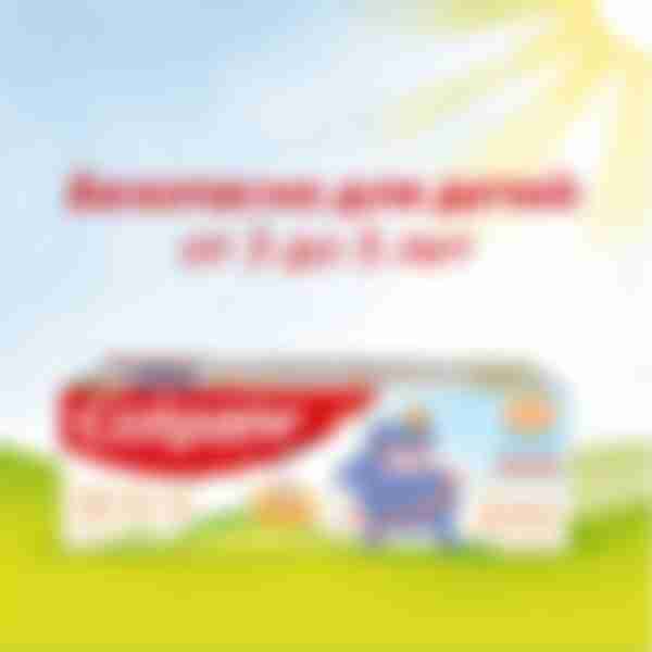 Зубная паста детская Colgate, без фторида, 3-5 лет, со вкусом апельсина, 60мл
