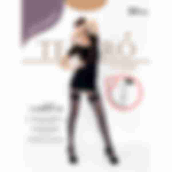 Чулки Teatro Classic Caprice, 20 den, 5 (XL), melon