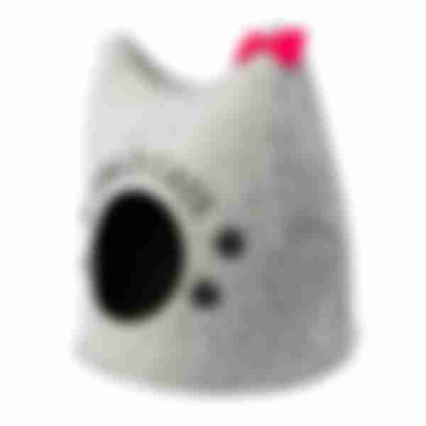 Домик для животных Ушастик Only Cats, войлок, 46х46х43см