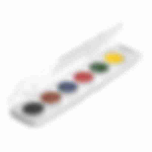 Краски акварельные ErichКrause Basic, 6 цветов