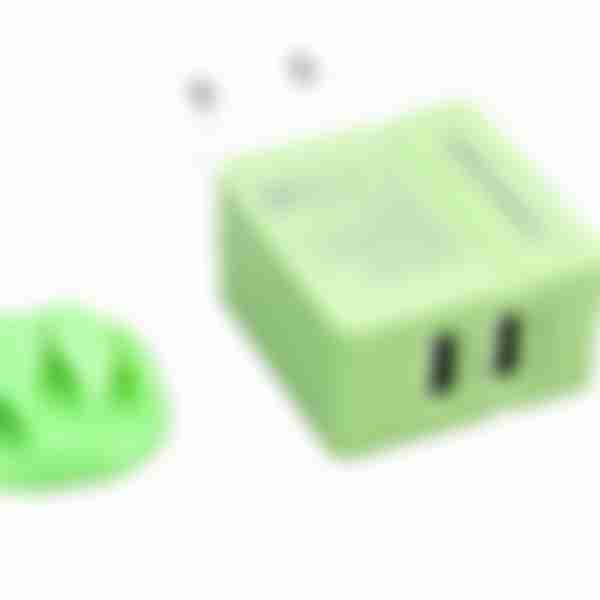Зарядное устройство More choice NC46, 2USB, 2.4А, цвет: Green