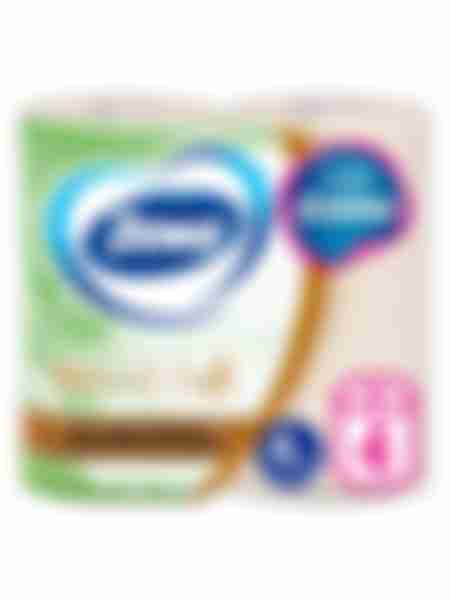 Туалетная бумага Zewa Natural Soft, 4 слоя, 4 рулона