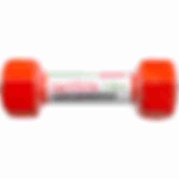 Гантель Bradex, резиновая оболочка, 17.4х5.3х6см, 1.5кг, цвет: оранжевая