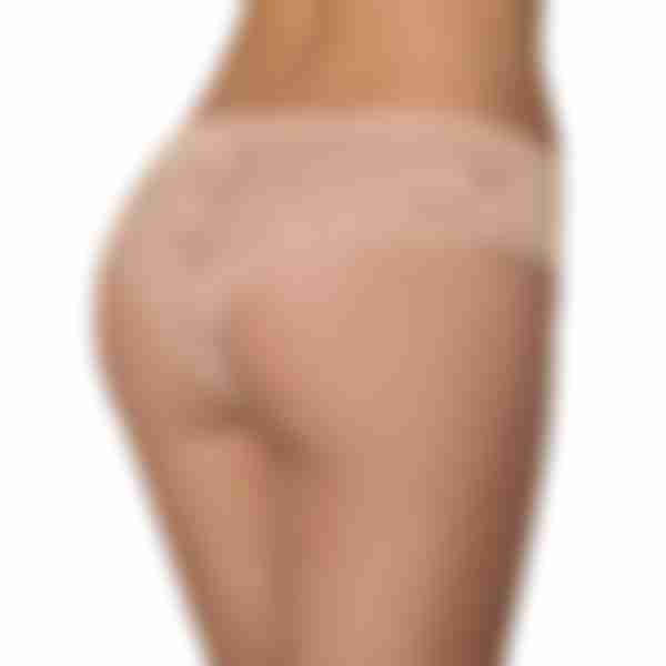 Трусы женские MiNiMi, с кружевом, размер 46, цвет nudo