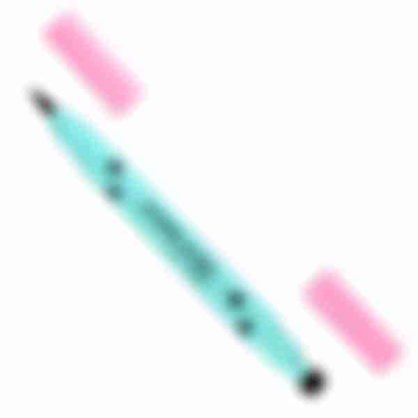 Подводка-фломастер для век Lamel professional Slim OhMy Stamp Liner, тон: 402, цвет: черный, штамп: звезда