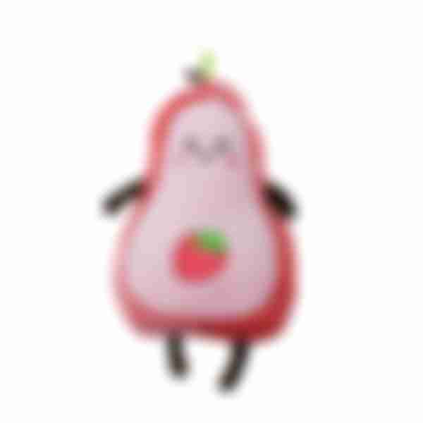 Мягкая игрушка Груша-клубничка, розовый, 34см