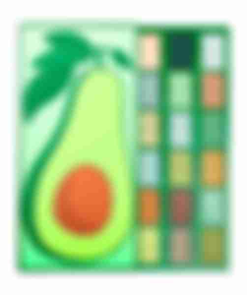 Палетка теней для век I Heart Revolution Tasty Avocado