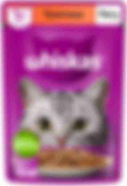 Рагу для кошек Whiskas, с телятиной, 75г