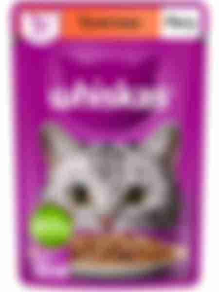 Корм влажный для кошек Whiskas, рагу с телятиной, 75г
