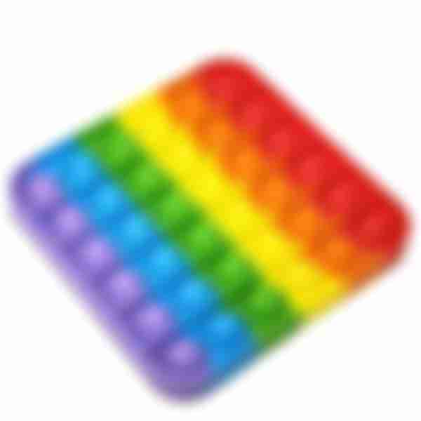 Игра развлекательная Jile Toys Антистресс Pop it Радужный, в ассортименте