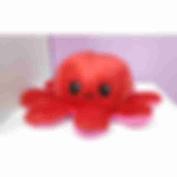 Игрушка мягкая Осьминожка-вывернушка, 30см