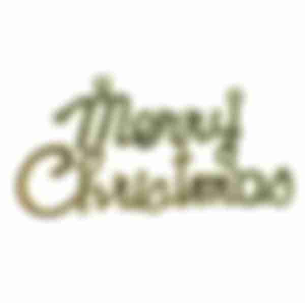 Набор новогодних украшений Marry Christmas 5см, 17шт, золотые
