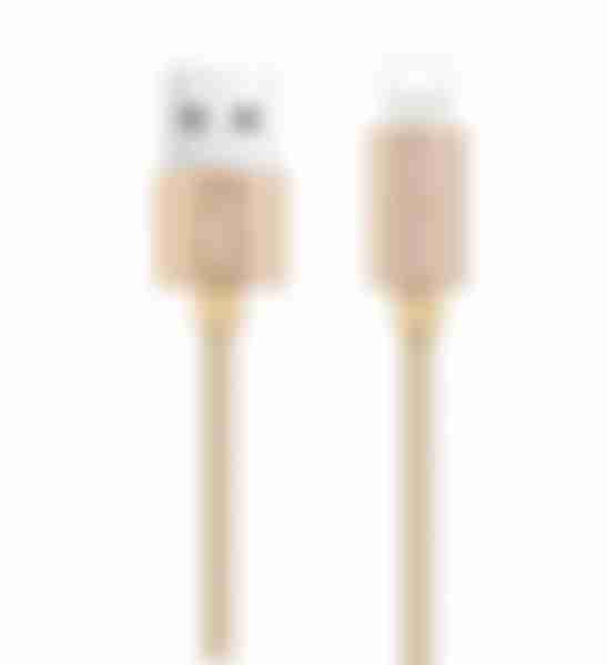 Дата-кабель для быстрого заряда More Choice К11i, Rapid для Apple 8-pin, длина: 1м, цвет: золотой