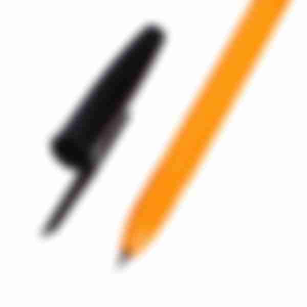 Ручка шариковая Centrum Orange, черная, 0.7 мм.