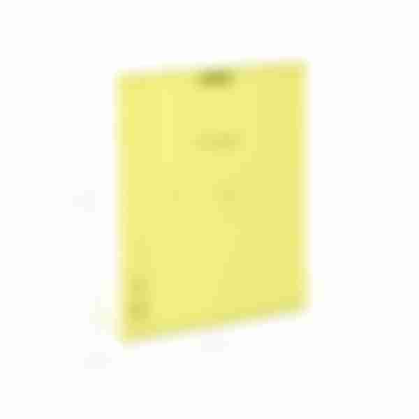 Тетрадь клетка с пластиковой обложкой ErichKrause CoverPrо Neon, желтый,18л