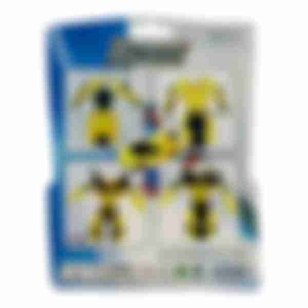 Трансформер на блистере Jile Toys, желтый спорткар, 10х12см
