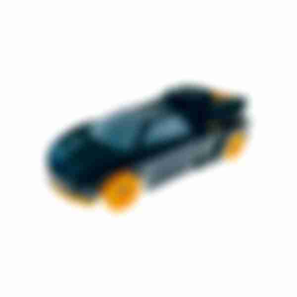 Трансформер на блистере Jile Toys, желтый спорткар, 10х12см