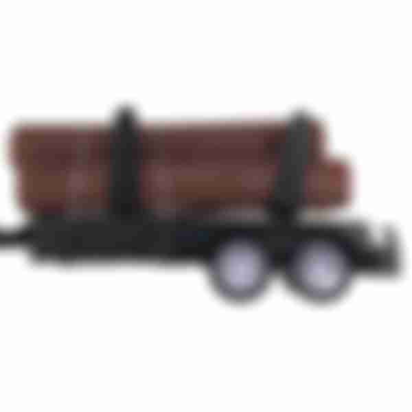 Игрушка Jile Toys Трактор, с прицепом, с бревнами
