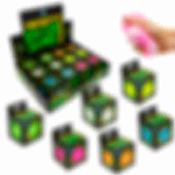 Игрушка-антистресс 1toy Крутой замес, шар 7см, светится в темноте