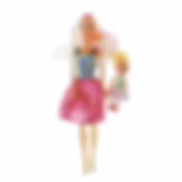 Кукла Jile Toys с малышкой и гардеробом