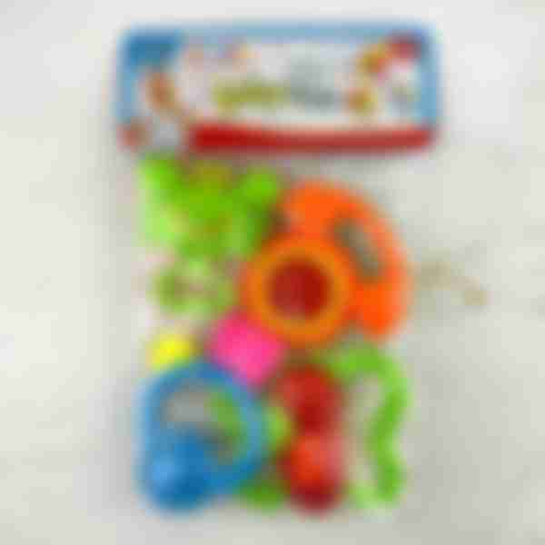 Набор Jile Toys Погремушка, 4шт, 19х18см