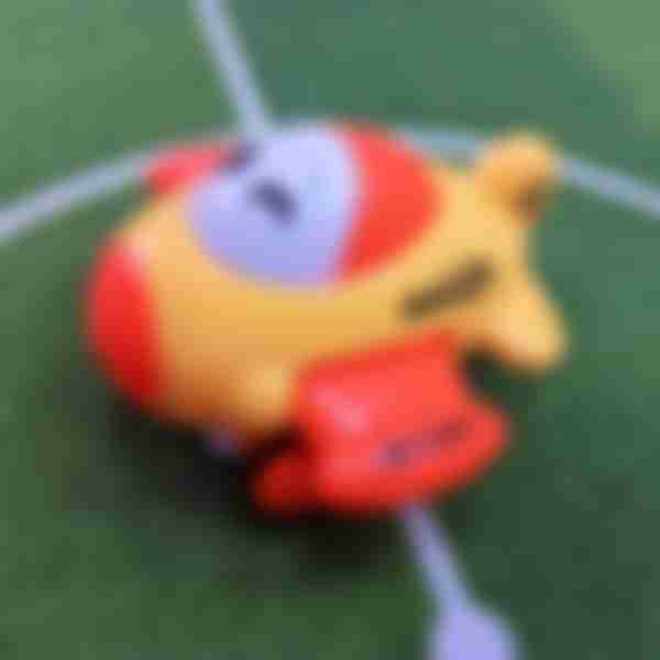 Игрушка заводная Jile Toys Самолетик, светящийся, 10х7см