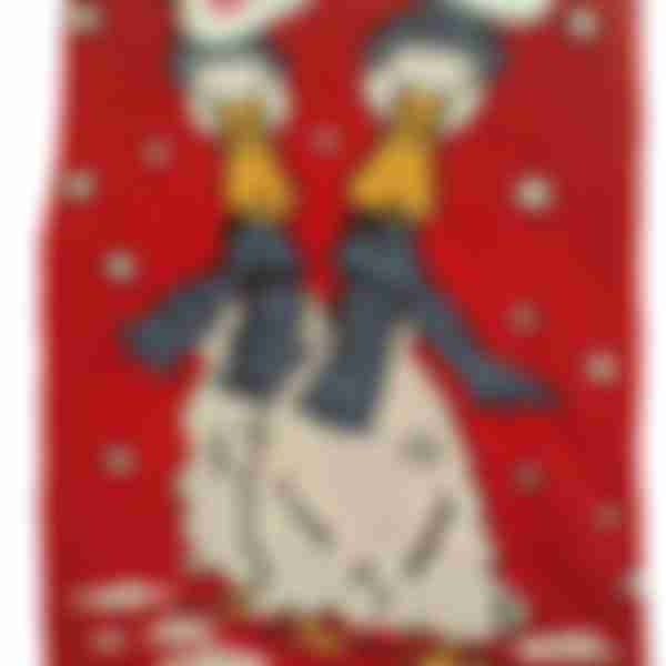 Носки женские Let it snow, размер: 25, цвет: красный