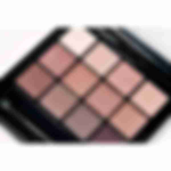 Тени для век Eveline All In One палетка, тон:02 розовый, 12 оттенков, 40г