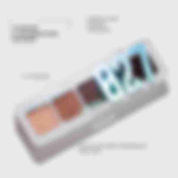 Палетка теней INFLUENCE BEAUTY COLOR ALGORITHM 027 из 5 оттенков, высокопигментированная текстура, стойкий и насыщенный