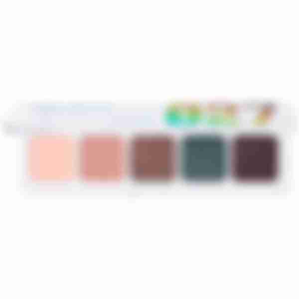 Палетка теней INFLUENCE BEAUTY COLOR ALGORITHM 027 из 5 оттенков, высокопигментированная текстура, стойкий и насыщенный