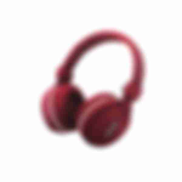 Bluetooth-наушники накладные More choice HW15, бордовый, 21х18см